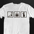 Maglietta Smoke All Day (nera o bianca / unisex)